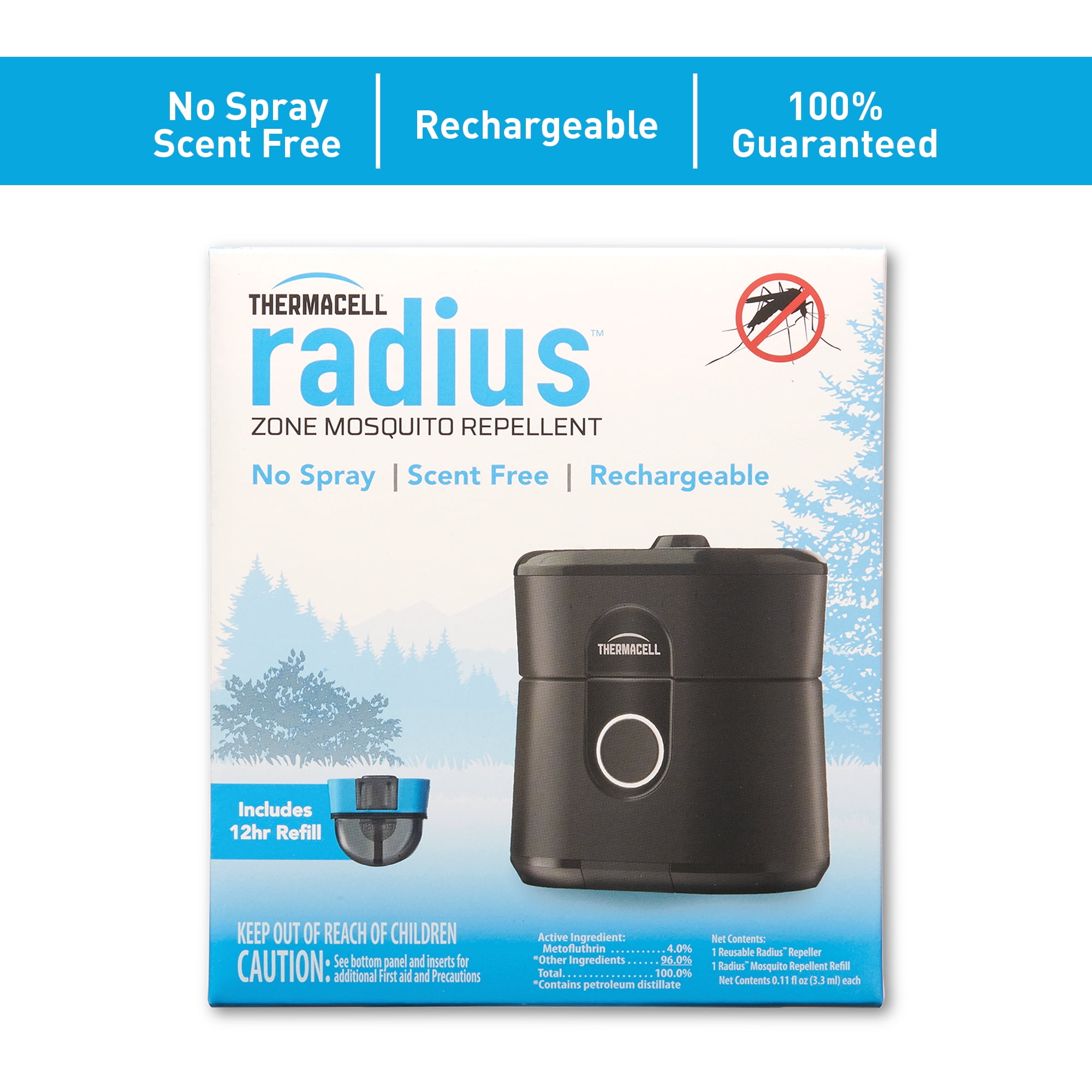 Thermacell Mosquito Repellent Radius Zone, Gen Rechargeable, Includes