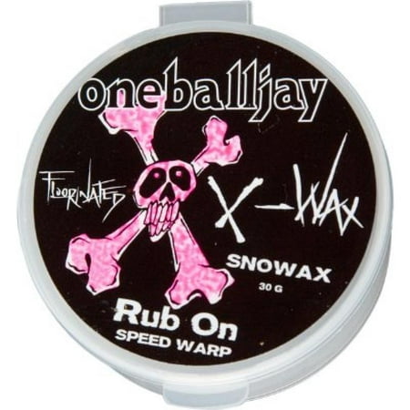 OneBallJay X-Wax Rub-On Wax All Temp, 30g (Best Rub On Ski Wax)
