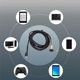 thumbnail image 2 of Replacement Audio Headset Cord for SteelSeries Arctis 7 5 3 Pro Wireless Gaming Headphones 4.9Ft Cab, 2 of 5