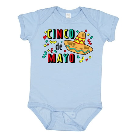 

Inktastic Happy Cinco De Mayo-sombrero Gift Baby Boy or Baby Girl Bodysuit