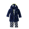 Bunz Kidz Boys Monster Plush Robe And Sleepwear 3Pc Set