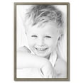 thumbnail image 2 of ArtToFrames 27" x 39" Silver Picture Frame, 27x39 inch Silver Wood Poster Frame (WOM-5023), 2 of 7