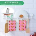 thumbnail image 4 of Yayeee Pot Holders Kitchen Heat Resistant with Pockets 7"x9.8" Cotton Oven Cooking Hot Pads, Pink Doughnuts, 4 of 7