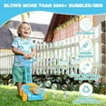 thumbnail image 2 of Wisairt Bubble Lawn Mower, Bubble Machine for Toddlers Kids, Outdoor Push Toy Gift for Preschool Boy Girl 3+, Blue & Yellow, 2 of 10