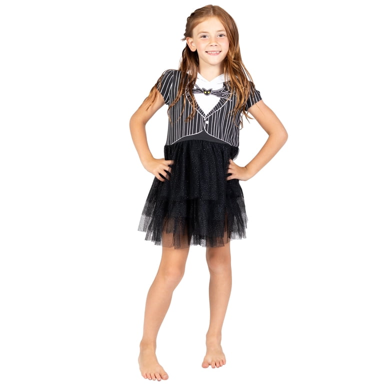 Nightmare Before Christmas Jack Skellington Cosplay Dress - Black Nightmare Before Christmas Jack Skellington Cosplay Dress - Black