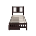 thumbnail image 5 of AFI Tahoe Solid Wood Twin XL Platform Bed with Footboard & 2 Drawers in Espresso, 5 of 9