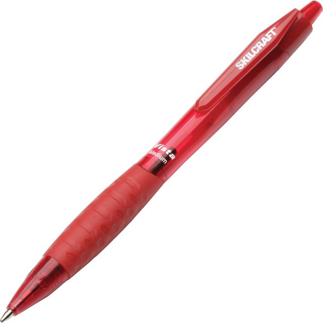 SKILCRAFT Retractable Vista Ballpoint Pen