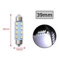 thumbnail image 3 of piezas de luz LED T10 para coche 3528 1210 blanca 8SMD bombilla interior abovedada 31 mm 39 mm 41 mm maletero DC 12 V equipo de lectura indicador de señal, 3 of 5