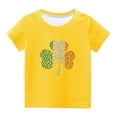 thumbnail image 2 of Baby Deals!3-14 Years Toddler Girls Clothes Summer Shirts,St Patrick's Day Shirt Girls,St. Patrick’S Day Shirt for Kids,St Patrick's Gnome Shirt Girls and Boys Green Round Neck T-Shirt Clothing, 2 of 4