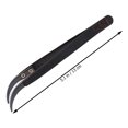 thumbnail image 2 of OUNONA 1Set Professional Tweezers Curved Ceramic Non-Conductive Firm Grip for Craft Projects Black, 2 of 4