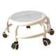 thumbnail image 5 of Taburete de ruedas universal, taburete de asiento de rodillo bajo, cambio de zapatos móvil, taburete giratorio de 360 degree de bajo ruido para barbería, Gris perfecl Asiento rodante bajo, 5 of 8