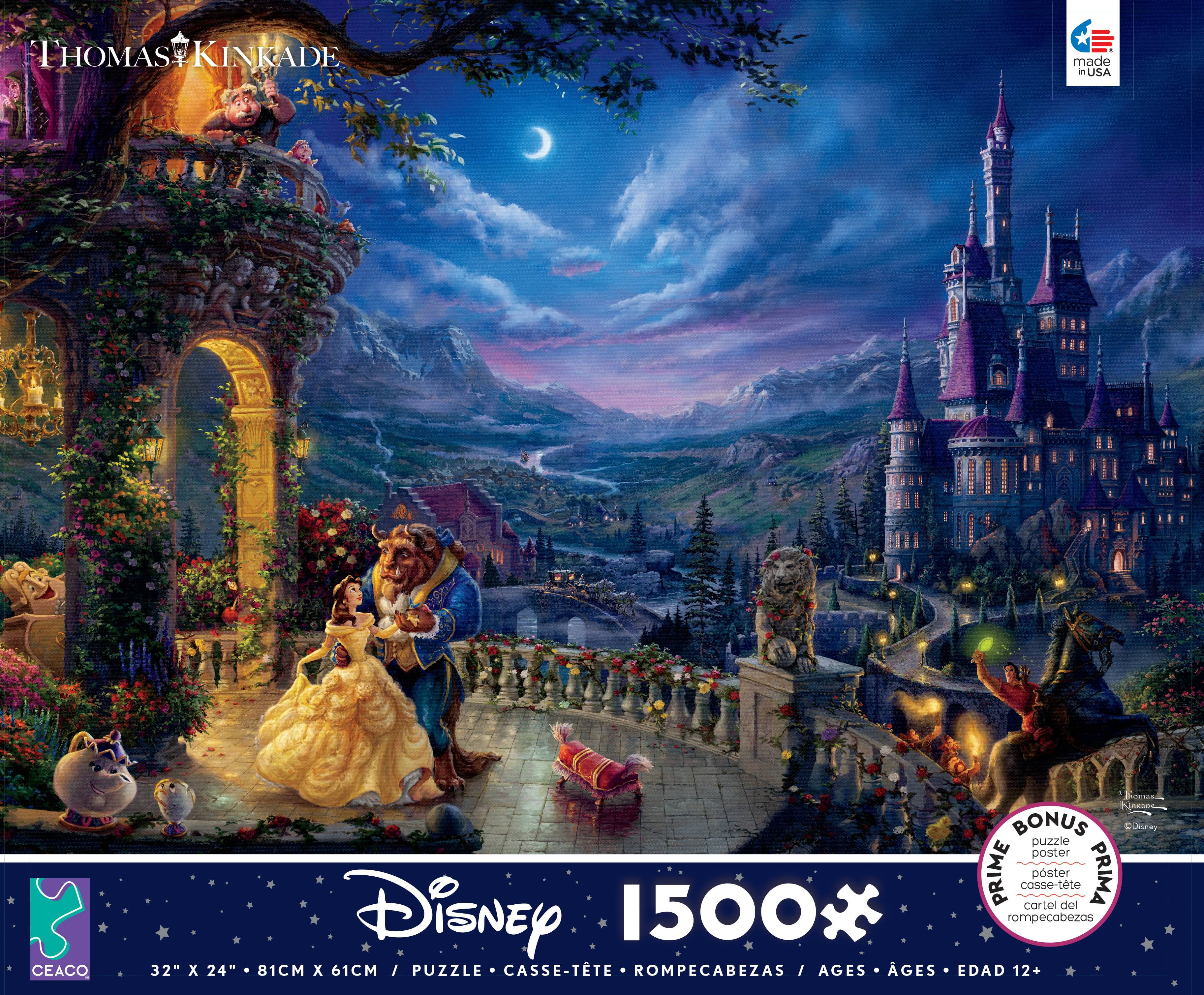 Ceaco 1500pc Assortment Disney Beauty And The Beast Dancing In