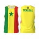 thumbnail image 2 of Camiseta deportiva de baloncesto para hombre con la bandera de Senegal, para correr, fitness, multifunción, sin mangas, con nombre personalizado exclusivo, 2 of 5