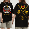 thumbnail image 2 of 2 Sided Ghost of Yotei Graphic T-Shirt, Anime Atsu Japan Unisex Tee, Gift for Gaming Lover, 2 of 5