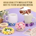 thumbnail image 1 of Xihbxyly Kit de Flores de Hilo Diy, Diseño Tejido Colorido, Lana Acrílica Suave, Manualidades y Decoración Del Hogar, Idea de Regalo Divertida, Instrucciones En Inglés y Guía En Video, Set Completo d, 1 of 7
