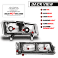 thumbnail image 3 of M-AUTO Headlights Assembly for 2003-2004 Silverado 2500 / 03-06 Avalanche 1500, 2500 / 03-06 Silverado 1500, 1500HD, 2500HD, 3500 Pickup, 3 of 12