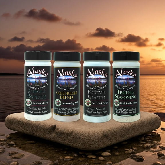 Specialty Sea Salt Seasoning Mix Collection – All Purpose Sea Salt Seasoning Blends - Blended With 100% Natural Premium Sea Salts -  Alaska Seasoning Company