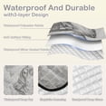 thumbnail image 4 of Pencil Drawing Wolves Picnic Blankets Extra Large 78"x78" Beach Blanket Waterproof Sandproof Outdoor Mat for Camping Travel Park, 4 of 6
