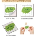 thumbnail image 3 of 80Pcs 8 Styles Lip Balm Sticker Watercolor Graffiti Pattern Self-Adhesive Homemade Printable Lip Balm Labels Square DIY Label Stickers for Containers Cosmetics Lipsticks (5cm/2inch), 3 of 9