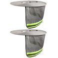 thumbnail image 4 of LOVEVER 2pcs Wide Brim Hard Hat Covers Construction Hat Sun Shade Neck Protector Helmet Sun Visor, 4 of 8