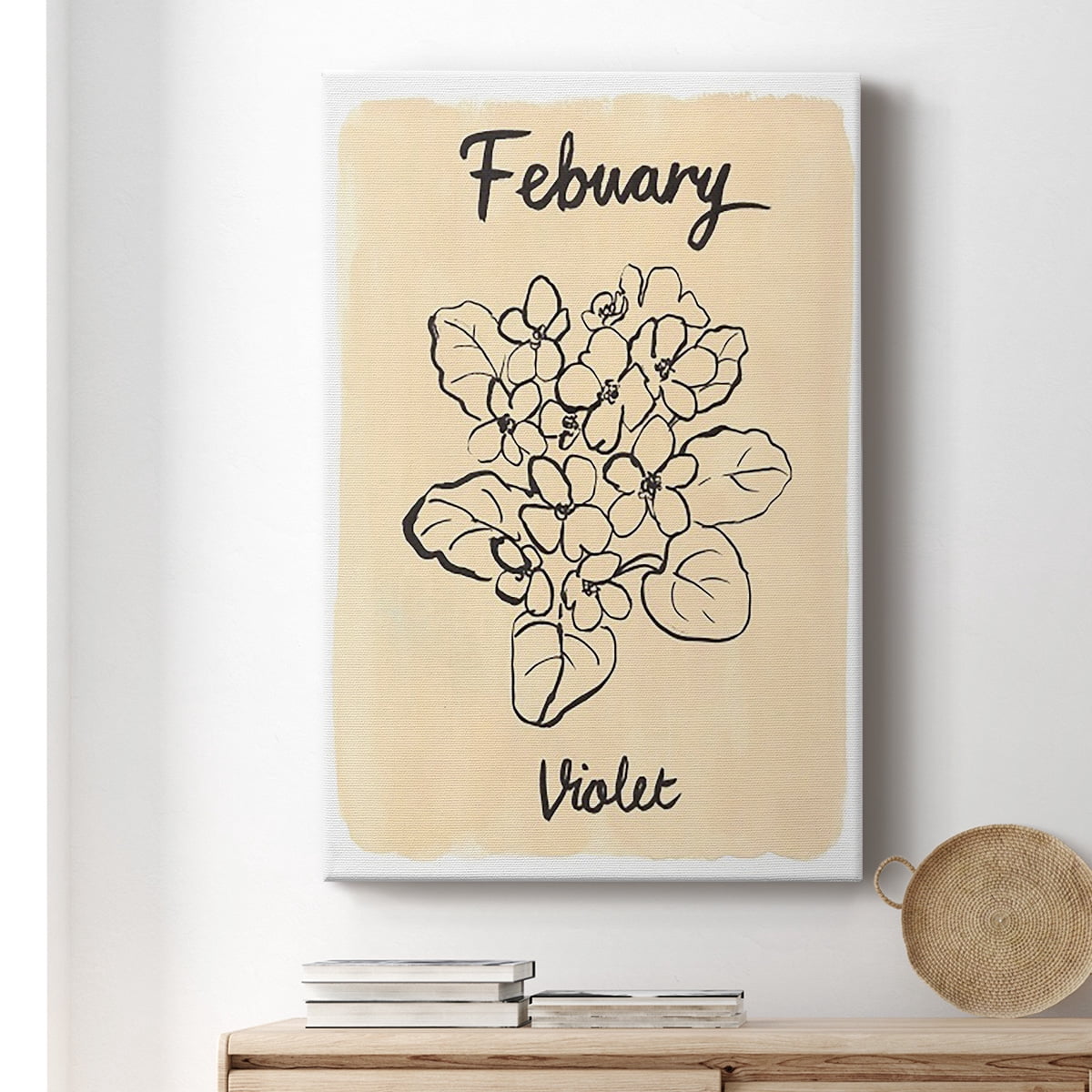 Birth Month II Premium Gallery Wrapped Canvas - Ready to Hang