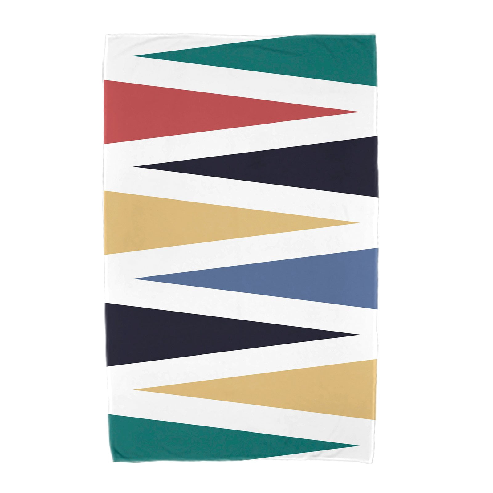 Simply Daisy 30" x 60" Backgammon Geometric Print Beach Towel