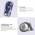 thumbnail image 3 of Tumbler Purple Moon Sun Insulated Coffee Cup Beverage Container Travel Mug with Straw and Lid Double Wall Stainless Steel 20oz BPA-Free for Sport, Back to School, 3 of 5