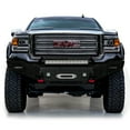 thumbnail image 4 of Vijay Compatible with 2014-2015 GMC Sierra 1500 Front Bumper Textured Steel with Light and D-ring, 4 of 8