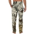 thumbnail image 4 of Xyxonk Mens Pajama Pants Flannel Camo Printed Sleep Pant Lightweight Knitted Bottoms with Pockets Drawstring Casual Sleepwear Brown XL, 4 of 7