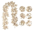 thumbnail image 4 of Fall Decor Artificial Maples Leaf Garland, 5.74FT Autumn Maple Vines Hanging Garland Thanksgiving Halloween Harvest Decorations for Home Outdoor Porch Indoor Mantle Fireplace Farmhouse, 4 of 4
