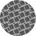 thumbnail image 1 of Ahgly Company Machine Washable Indoor Square Transitional Dark Gray Area Rugs, 3' Square, 1 of 7