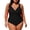 Black, variant on Womens Plus Size Swimsuit One Piece Tummy Control Bathing Suit Body Shaping Swimwear Green Q XXL