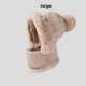 thumbnail image 1 of Yhmxh Gorro de invierno de lana con cuello de una pieza, 1 of 1