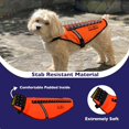 thumbnail image 4 of CoyoteVest (Large, Fluorescent Orange) Dog Harness Protection Vest, Reflective Dog Accessories with Spikes to Shield Your Pet from Raptor and Animal Attacks, Proudly Made in America, 4 of 7