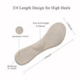 thumbnail image 2 of Plantillas de gel 3/4 para tacones altos con soporte de arco, 2 of 6