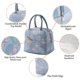 thumbnail image 1 of Bolsa térmica para el almuerzo, bolsa de mano para mujer, bolsa térmica abierta de par en par (sin bolsa), 1 of 2