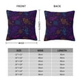 thumbnail image 2 of Pofeuu Colorful Snake Print Double-sided plush pillowcase Square Throw Pillow Covers Pillows Cover for Living Room Bedroom Sofa Couch Cushion Cover（No pillow core）-24"x24", 2 of 7