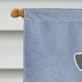 thumbnail image 3 of Caroline's Treasures BB5635CHF Miniature Schanuzer Salt and Pepper Welcome Flag Canvas House Size , Large, multicolor, 3 of 4