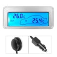 thumbnail image 4 of Termómetro para automóvil Termómetro con pantalla LCD para automóvil Termómetro de 12 V Pantalla LCD digital para automóvil Termómetro de sensibilidad para interiores y ANGGREK Otros, 4 of 7