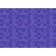 thumbnail image 1 of Ahgly Company Machine Washable Indoor Rectangle Transitional Aztech Purple Area Rugs, 7' x 9', 1 of 7