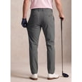 thumbnail image 6 of Men's 4-Way Stretch Dress Pants - Mid-Rise Straight Cut with Elastic Waist (Business Casual), 6 of 8