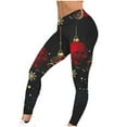 thumbnail image 5 of Jsaierl Christmas Cute Graphic Tummy Control Yoga Pants for Women Lightweight High Waist Capris Legging Casual Workout, 5 of 5