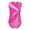 Hot Pink, variant on DPOIS Kids Girls Shiny Gymnastics Leotard Sleeveless Bodysuit Pink 12