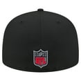 thumbnail image 4 of Men's New Era  Black Houston Texans Color Pop 59FIFTY Fitted Hat, 4 of 5