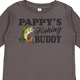 thumbnail image 4 of Inktastic Pappy's Fishing Buddy Boys Long Sleeve Toddler T-Shirt, 4 of 5