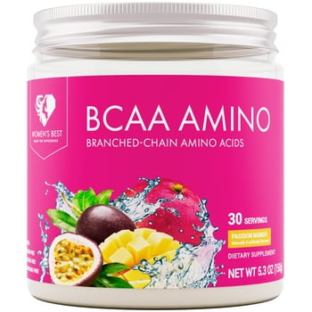 Women's Best BCAA Amino s Powder, Passion Mango, 150g, 5.3 oz