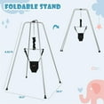 thumbnail image 5 of Cowiewie 2 in 1 Baby Exerciser Jumper Bouncer 6-24 Months Infant(Unisex), Grey+Black, 5 of 7