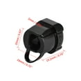 thumbnail image 3 of Round Cable Wire Strain Relief Bush Grommet Black For 9.2mm-10.5mm Wire 22 pcs, 3 of 4