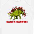 thumbnail image 4 of Inktastic Santa-Saurus Christmas Dinosaur Boys or Girls Baby Bodysuit, 4 of 5