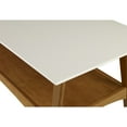 thumbnail image 2 of Mid Century Modern Coffee Table Castanho and White Finish, 2 of 6